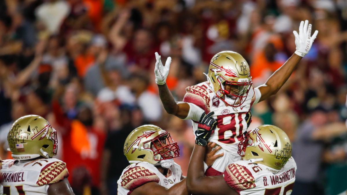 Wilson scored the game's first touchdown, a 56-yard bomb from Jordan Travis.